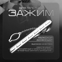 Зажим для галстука стальной Queen Fair