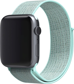 moonfish Ремешок для Apple Watch 42/44/45/46/49 мм, нейлон, бирюзовый