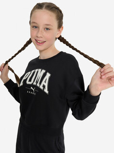 Худи для девочек PUMA ESS+ Block, Черный