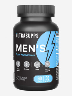 Мужской спортивный витаминно-минеральный комплекс ULTRASUPPS, 60 шт, Черный