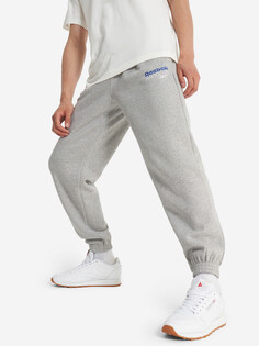 Брюки флисовые мужские Reebok RI Brand Proud, Серый