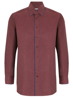 Рубашка Slim Fit хлопковая Zilli