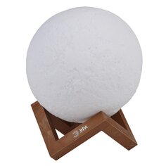 Ночник Эра, NLED-491-1W-W, настольный, пластик, 1 Вт, 3.7 В, 15х18.5 см, белый, Б0043093 ERA