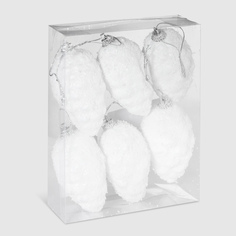 Набор елочных игрушек Due Esse Christmas шишка 8 см 6 шт