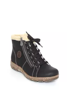 ботинки Ботинки Rieker женские зимние, цвет черный, артикул Z0121-00