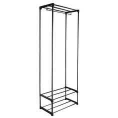 Системы для гардероба вешалка гардеробная SHEFFILTON SHT-WR16 600х310х1600 мм черный/черный муар