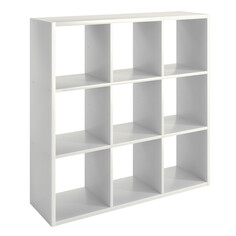Стеллажи стеллаж 9 полок МИКСИТ 1037х315х1036мм белый ЛДСП