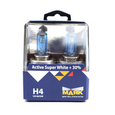 Лампы для фар автомобиля лампа МАЯК ACTIVE Н4 12В 60/55Вт 2шт