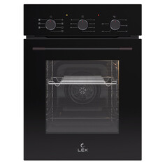 Духовые шкафы электрические духовка электрическая LEX EDM 4575 BBL 45 см 53 л 7 режимов гриль/конв черный