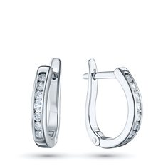 Серьги из серебра э0612сг03100700 ЭПЛ Даймонд