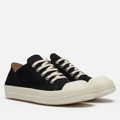 Мужские кроссовки Rick Owens DRKSHDW Porterville Denim Slip On, цвет чёрный