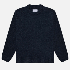 Мужской свитер Edwin Dun Textured, цвет синий