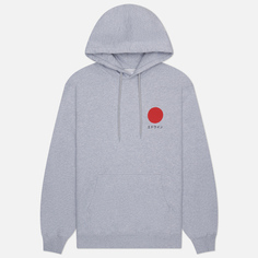 Мужская толстовка Edwin Japanese Sun Hoodie Oversized Fit, цвет серый