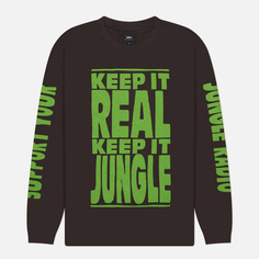 Мужской лонгслив Edwin Keep It Real, цвет коричневый