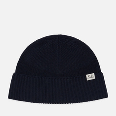 Шапка C.P. Company Re-Wool Fisherman, цвет синий