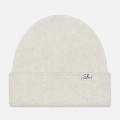 Шапка C.P. Company Fleece Knit, цвет белый