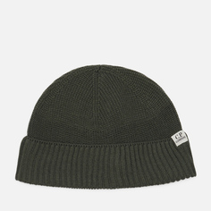 Шапка C.P. Company Re-Wool Fisherman, цвет оливковый