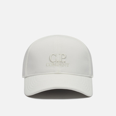 Кепка C.P. Company C.P. Shell-R Logo, цвет белый