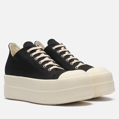 Мужские кроссовки Rick Owens DRKSHDW Porterville Denim Double Bumper Low, цвет чёрный