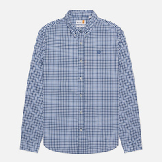 Мужская рубашка Timberland Stretch Poplin Gingham, цвет голубой