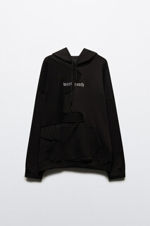 худи мужское Худи oversize утепленная с вареным эффектом Befree