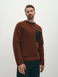 Джемпер шерстяной с карманом L(52) 20line