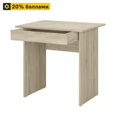 Стол компьютерный Милан с ящиком 76.5x74.5x60 см ЛДСП цвет дуб сонома Без бренда