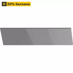 Фасад комода Аша грей 79.6x22x1.6 см ЛДСП цвет серый Без бренда