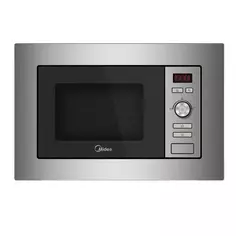 Микроволновая печь Midea AG820BJU-SS встраиваемая 20 л 34.4x59.5x38.8 см механическое управление цвет нержавеющая сталь