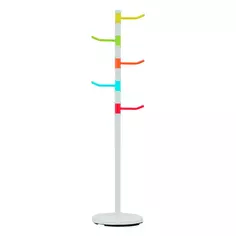 Вешалка напольная Grace 28.5x176x28.5 см металл цвет белый Unistor
