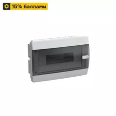 Щит распределительный встраиваемый IEK Union UIC-KP12-V-12-41-K01 ЩРВ-П-12 12 модулей IP41 пластик цвет белый