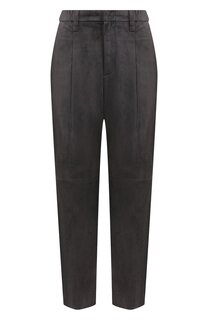 Замшевые брюки Brunello Cucinelli
