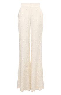 Брюки из хлопка и вискозы Elie Saab