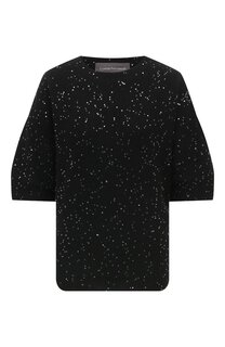 Пуловер из шерсти и шелка Lorena Antoniazzi