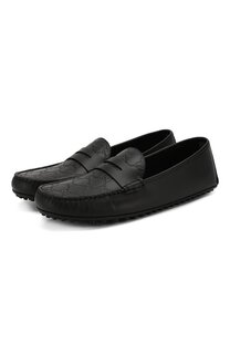 Кожаные мокасины Gucci Signature Gucci
