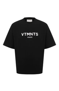 Хлопковая футболка VTMNTS