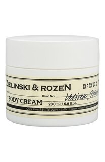 Крем для тела в банке Ветивер, Мускус / Лемонграсс, Ветивер, Амбра (200ml) Zielinski&Rozen