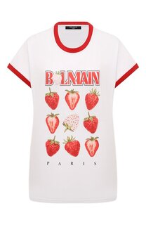 Хлопковая футболка Balmain