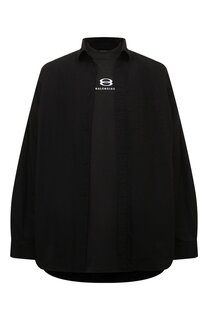 Хлопковая рубашка Balenciaga