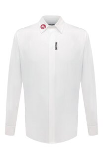 Хлопковая рубашка Moschino