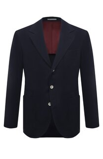 Хлопковый пиджак Brunello Cucinelli