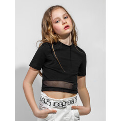Футболки и топы AmaroBaby Топ для девочки с сеткой Best