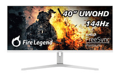 Монитор 40" Aopen 40XV1CUPwmiiphux UM.MX1EE.P09 3440x1440, 21:9, IPS, 400cd, 1/4 мс,144Hz, 2xHDMI, DP, Type-C, Speakers 4Wx2, H.Adj. 95, white