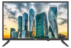 Телевизор JVC LT-24M480 черный/24"/HD 1366x768/DVB-C/DVB-T/DVB-T2/слот CI/PCMCIA/200кд.м²/3000:1/угол обзора 160*150/2 HDMI/1 USB/VESA 100*100мм