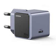 Зарядное устройство сетевое UGREEN X503 35041_ Nexode S 30W PD GaN Tech Charger EU, gray