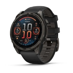Часы Garmin Fenix 8 AMOLED Sapphire 010-02904-21 47мм, угольно-черный DLC, черные