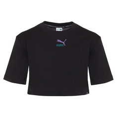 Подростковая футболка Подростковая короткая футболка GRL Cropped Tee Puma