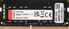 Оперативная память Kingston SO-DIMM DDR4 8Gb 2666MHz FURY Impact Black (KF426S15IB/8)