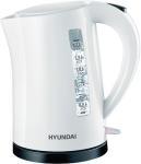 Чайник электрический Hyundai HYK-P1409, 1.7 л, 2200 Вт, белый