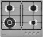 Встраиваемая газовая варочная панель Indesit THPM 641 W/IX/I, нержавеющая сталь